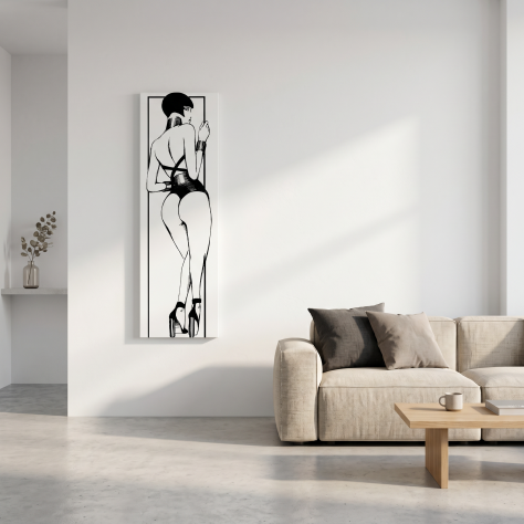 Valentina Crepax dipinto a mano pop art