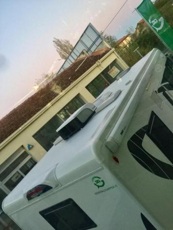 MOTORHOME CHAUSSON DUCATO BASCULANTE GARAGE CLIMATIZZATORE LETTI CASTELLO POSTERIORI GENERALI CAMPER USATI 492 - Foto 6