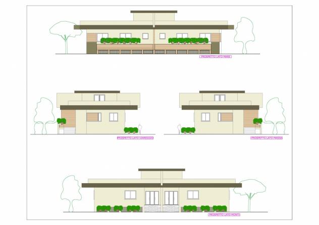 CINQUALE, vendesi in esclusiva di vendita 2 villette indipendenti e affiancate di nuova costruzione (bioedilizia) con giardino, terrazza e solarium: s - Foto 16
