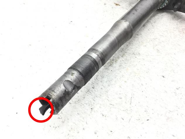 HONDA FORESIGHT 250 FORCELLA ANTERIORE FODERI STELI PIASTRA INFERIORE 1998 2004 - Foto 10