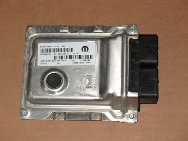 52208809 ECU FIAT PANDA HYBRID 1.0 EMEA 52208809 11GFE6 HW143 TD4190642011980