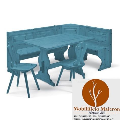 Mobili Rustici In Legno Firenze Arredo Taverne Soggiorni Giropanca Tavolo Sedie - Foto 4