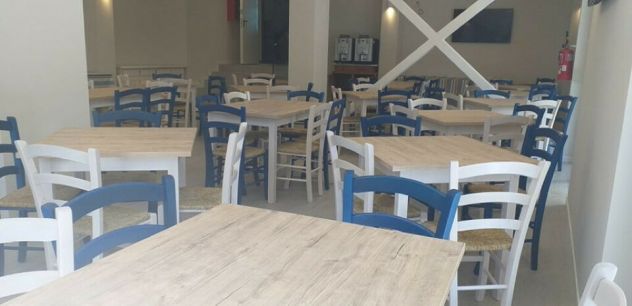 Piani Tavolo 80x80 bar Ristorante melaminico rovere vecchio - Foto 5