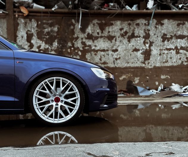 Cerchi in lega 18 MAM RS4 Argento opaco FORD AUDI - Foto 4