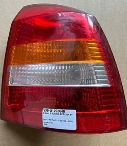 FANALE POST.D. BERLINA 5P 999-U1296640 Parti elettriche  Fanaleria  Fanali  Fanale post. dx. OPEL - ASTRA F - 01-03-1998 - 01-02-2004