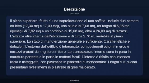 Immobile in asta di 233 m² con più di 5 locali e box auto in vendita a Ferrandina - Foto 4