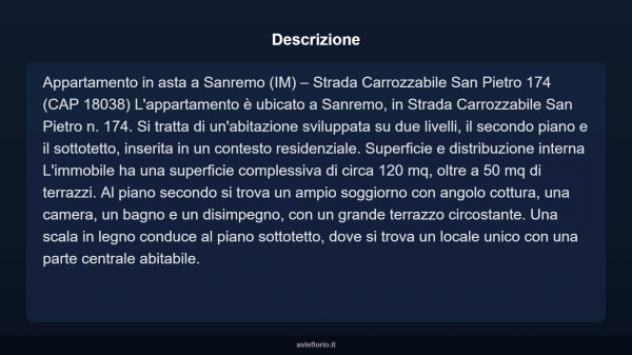 Immobile in asta di 200 m² in vendita a Sanremo - Foto 5