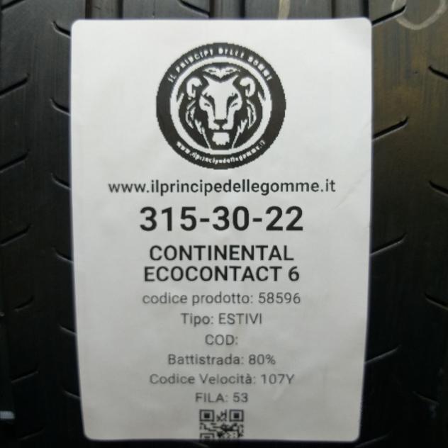 4 GOMME 2753522/3153022 CONTINENTAL A58596/58598 - Foto 3
