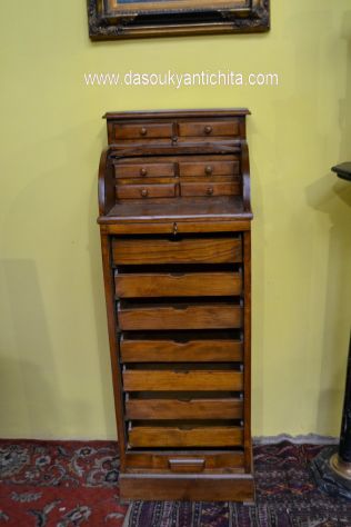 schedario classificatore a serrandina con piano di scrittura a rullo - Foto 2