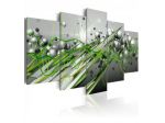 Quadro Sfere Grigie - Verde - 100x50 E 200x100 ARREDALACASA