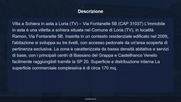 Immobile in asta di 170 m², box auto in vendita a Loria - Foto 17