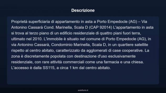 Immobile in asta di 149 m², box auto in vendita a Porto Empedocle - Foto 4