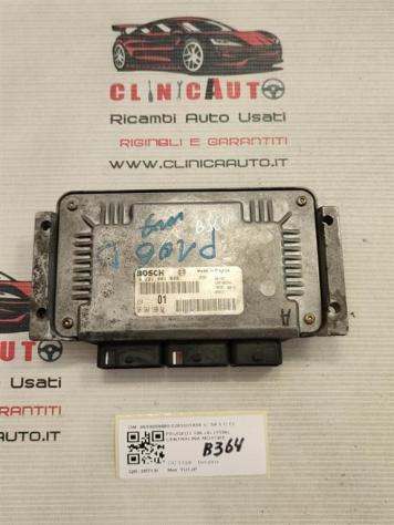 CENTRALINA MOTORE PEUGEOT 106 2° Serie 9630059880 0281001839 TU1JP benzina 1124 (96) - Foto 2