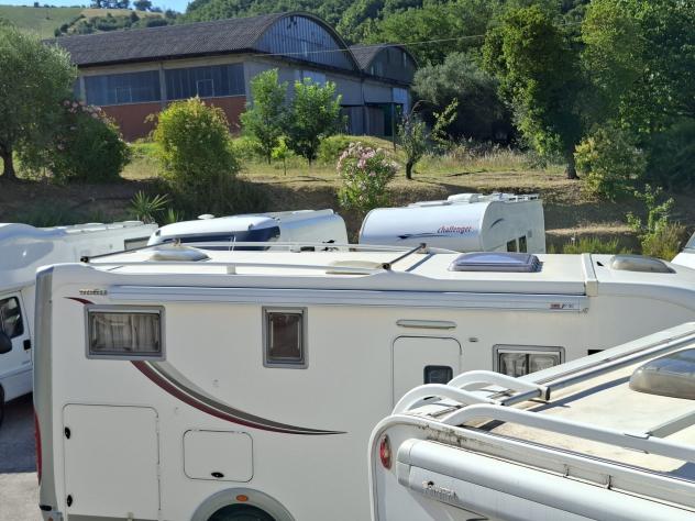 MOTORHOME RAPIDO DUCATO BASCULANTE LETTI GEMELLI GARAGE SEMIDINETTE CLIMATIZZATORE CAMPER CAMPEGGIO USATI GENERALI 1449 - Foto 7