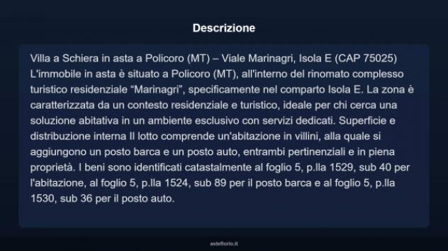 Immobile in asta di 100 m², box auto in vendita a Policoro - Foto 2