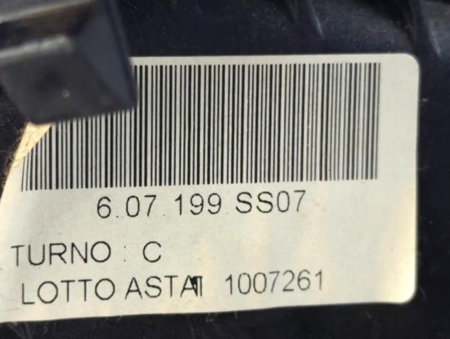 55346701 LEVA POMELLO CUFFIA CORDE CAMBIO MANUALE FIAT PUNTO EVO 1.4 G 57KW 5M 5P (2010) RICAMBIO USATO - Foto 4