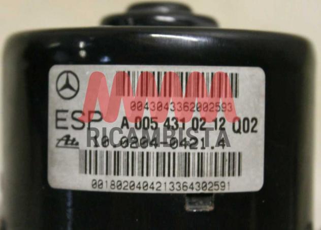 A0345456032 Mercedes Classe C 320 centralina gruppo pompa ABS - Foto 3
