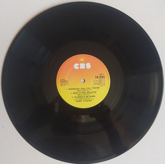 KENNY LOGGINS -Footloose- Ed CBS- LP 1984 - Foto 3