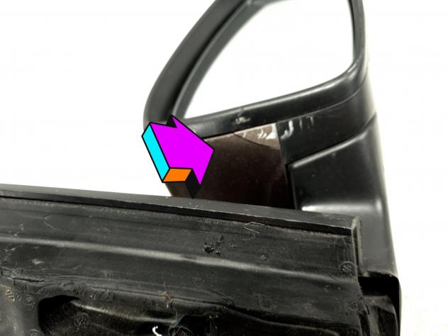 SPECCHIETTO RETROVISORE DESTRO VOLKSWAGEN Polo 5° Serie 6C1857502C (0917) - Foto 7