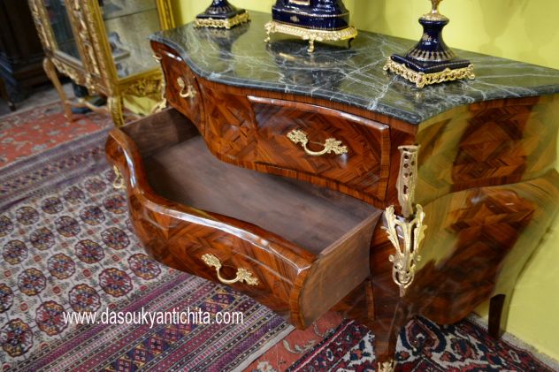 Commode-cassettone stile Luigi XV - Foto 9