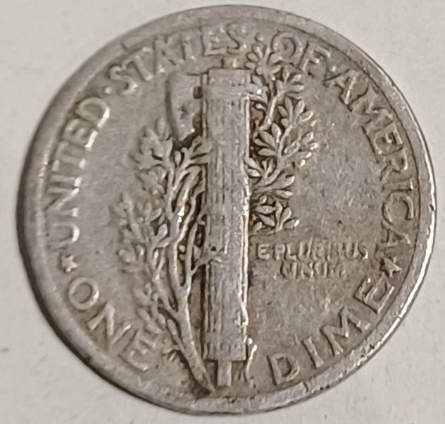 Mercury Dime 10 c. di dollaro USA, 1917. - Foto 2