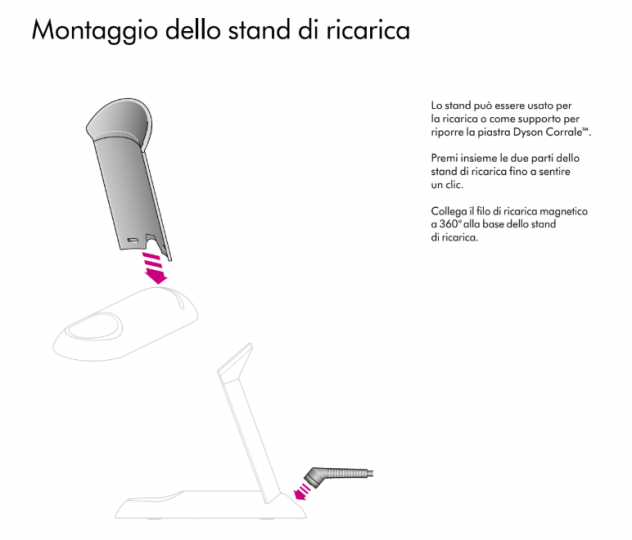 Dyson stand ricarica e supporto piastra Corrale - Foto 2