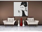 Quadro moderno Audrey Hepburn dipinto a mano