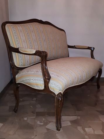 Divano e due poltrone in stile Luigi XV - Foto 3