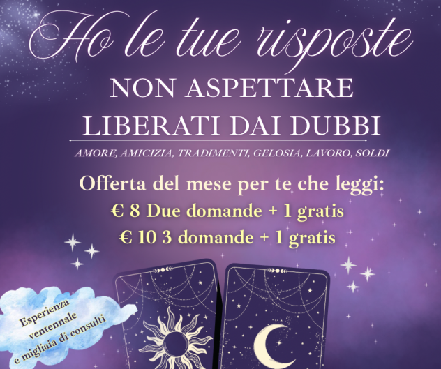 Esperta da ben 20 anni ~ ho le tue risposte proprio adesso