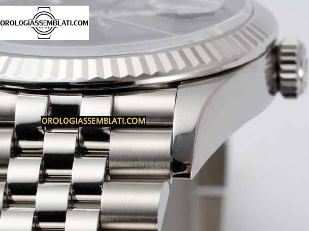 Replica Rolex DATEJUST 36 SS 116234 1:1 BEST EDITION ACCIAIO 904L QUADRANTE VERDE SUNDUST SUL BRACCIALE JUBILEE 3235 - Foto 10