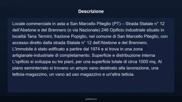 Immobile in asta di 1000 m² in vendita a San Marcello Piteglio - Foto 9