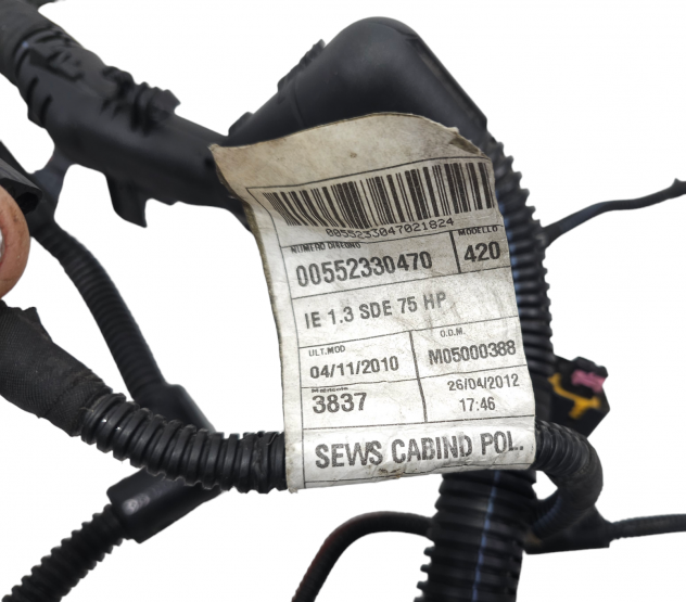 CABLAGGIO ELETTRICO MOTORE FIAT Punto EVO 00552330470 199 A2.000, 199 A9.000 Diesel 1300 (0912) - Foto 12