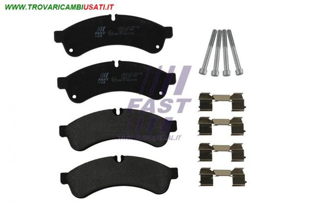 PASTIGLIE FRENO IVECO DAILY 06 POSTERIORE SENZA SENSORE 50-60-65 C15/C18 FT29153 Meccanica  Impianto frenante  Freni  Pastiglie freni pos IVECO - DAIL
