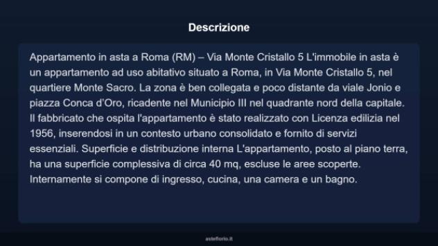 Immobile in asta di 40 m² in vendita a Roma - Foto 15