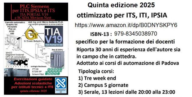 Libro PLC ediz. 2025 Ottimo per gli autodidatti, istituti superiori o ITS