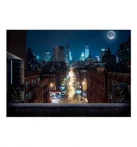 Fotomurale Adesivo A New York Di Notte Arredalacasa - Foto 2