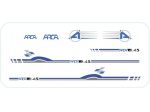 Kit adesivi completo per camper arca 445