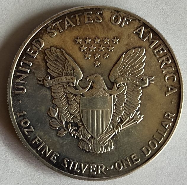 USA 1 One Dollar Liberty Oncia 1988 - Argento Silver - Foto 2