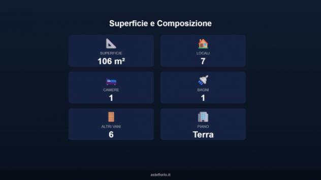 Immobile in asta di 106 m² con più di 5 locali in vendita a Potenza - Foto 16