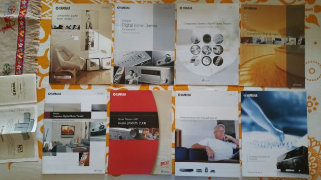 Set Cataloghi hi fi YAMAHA anni 2000