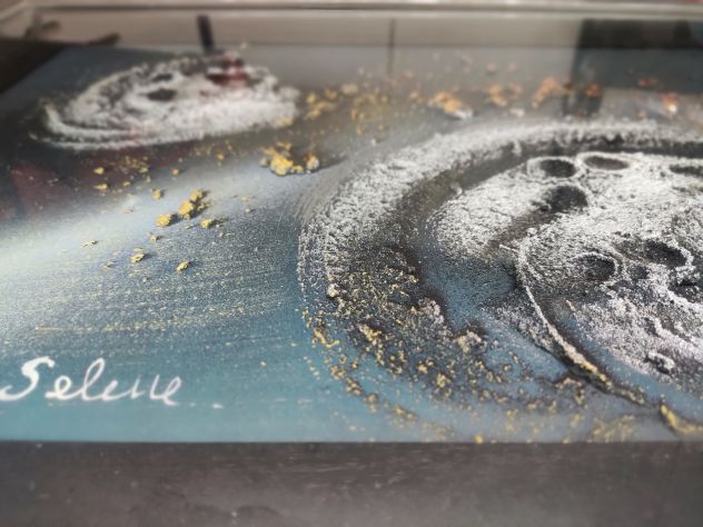 Quadri spray painting su acciaio con cornice - Foto 6