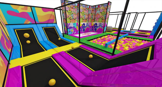 Tappeti elastici, giochi gonfiabili, playground - Foto 2