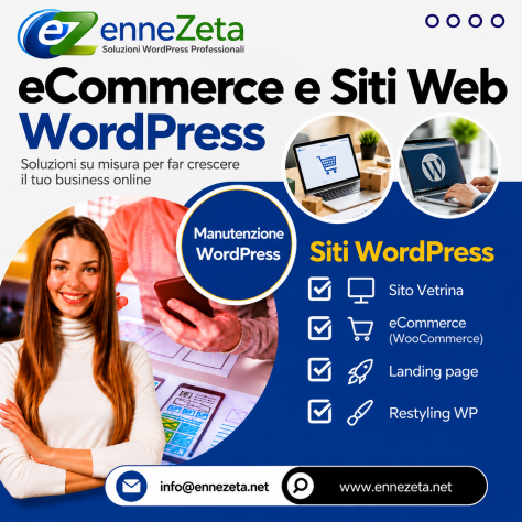 Creazione, assistenza e gestione siti WordPress e eCommerce