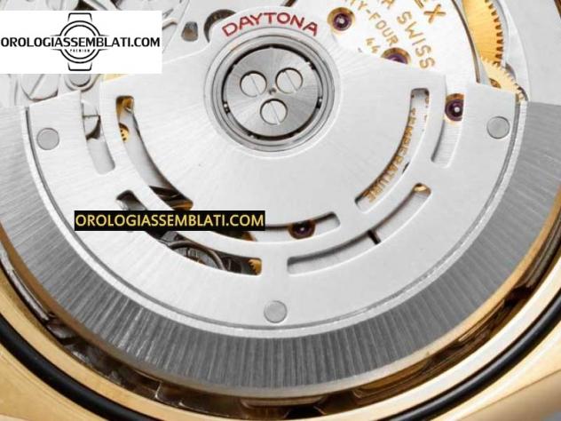 Rolex Replica DAYTONA 116508 1:1 BEST EDITION QUADRANTE NERO/YG SU BRACCIALE YG SA4130 V2 - Foto 11