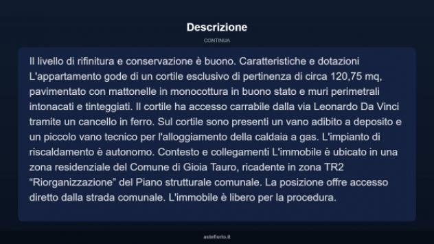 Immobile in asta di 147 m² in vendita a Gioia Tauro - Foto 4