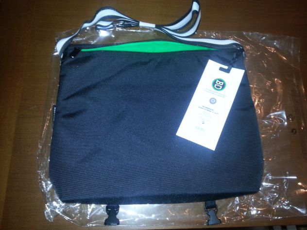 BORSA TRACOLLA NUOVA,CON CARTELLINO,CONFEZIONATA,DOUBLE FACE,ORIGINALE MARCA BAS - Foto 6