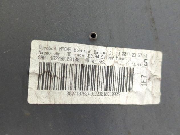 1612229380 PARAURTI POSTERIORE CITROEN C1 1.2 B 60KW 5M 5P (2018) RICAMBIO USATO - Foto 10
