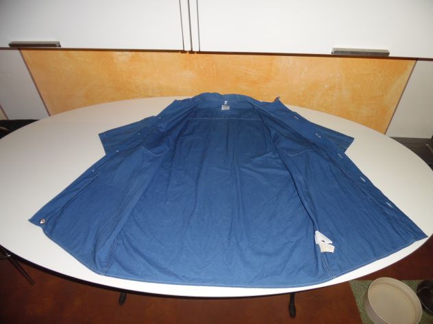 UNA CAMICIA NUOVA,DA UOMO,FIRMATA ORIGINALE MOSCHINO JEANS,TAGLIA L,A MEZZE MANI - Foto 6
