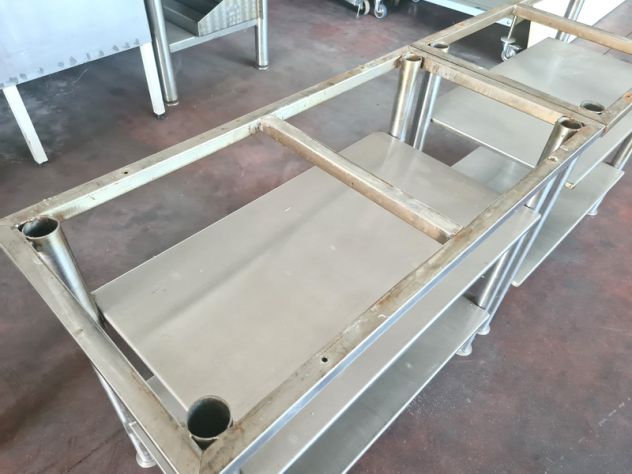 telai inox per tavoli usati - Foto 2