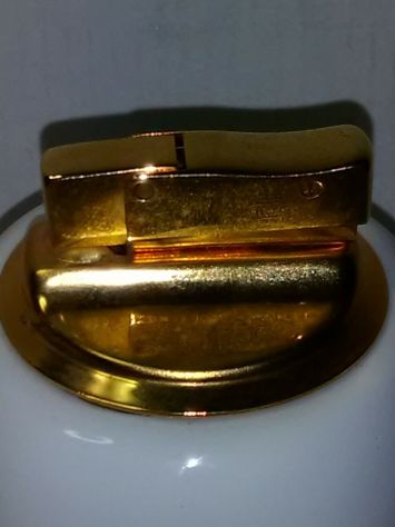 ACCENDINO DA TAVOLO FILLETTATO ORO ZECCHINO AN 60 - Foto 3